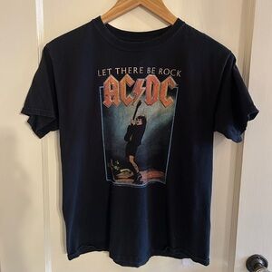 KIDS AC/DC Black Graphic T-Shirt